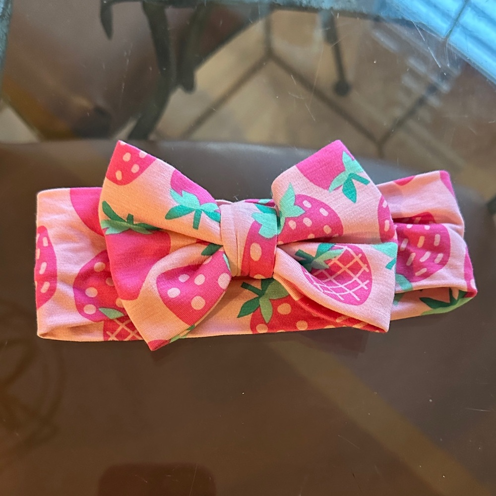 Little Sleepies strawberry 🍓 Headband